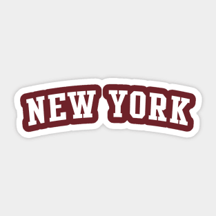 New York Sticker